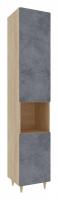 Киото СТЛ.339.07 Шкаф Дуб небраска/Бетон тёмный. Фото №1