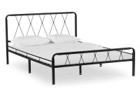 Кровать Иоханна 18 140х200 черная фото Кровать Иоханна 18 140х200 черная. Фото №1