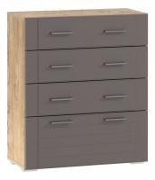 Комод Livorno НМ 040.46 Софт Графит, Дуб бунратти. Фото №1