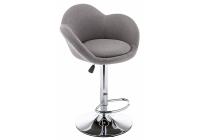 Барный стул Cotton серый. Фото №1