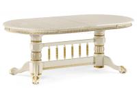 Стол Кантри крем / патина золото фото Стол Кантри крем / патина золото