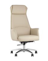 Кресло руководителя TopChairs Viking бежевое. Фото №1