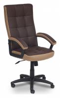 Компьютерное кресло TRENDY кож/зам, коричневый/бронзовый, 36-36/21
