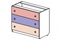 Комод высокий широкий Силуэт. Фото №1