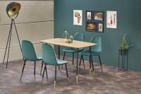 V-CH-TRIPOLIS-ST Стол прямоугольный HALMAR TRIPOLIS, дуб золотой. Фото №1