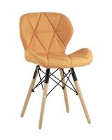 Стул Бон рогожка оранжевый. Фото №1