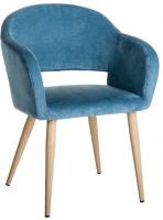 Кресло Oscar Блю/Натуральй Дуб. Фото №1