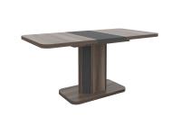 Стол раскладной А56 120/160x80 см вяз каменный/графит. Фото №1