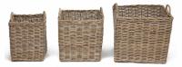 Корзина Secret De Maison Nambo (набор из 3 штук)  натуральный ротанг, 57*57*50/58, 47*57*47/55, 36*36*43/50 см, Натуральный Кубу / Natural K Корзина Secret De Maison Nambo (набор из 3 штук)  натуральный ротанг, 57*57*50/58, 47*57*47/55, 36*36*43/50 см, Натуральный Кубу / Natural K. Фото №1