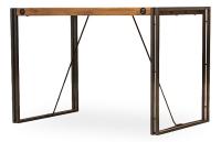 Стол обеденный Secret De Maison CITY ( mod. CTY D04-110*70 ) металл/дерево акация, 110х70х76см, коричневый дым (smoke brown B034). Фото №1