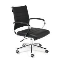 Кресло офисное City low (кож/зам, черный) фото Кресло офисное City low (кож/зам, черный)