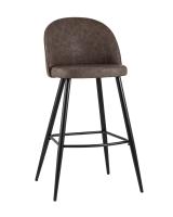 Стул барный Лион коричневая экокожа фото Стул барный Лион коричневая экокожа. Фото №1