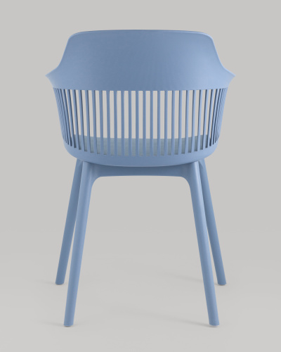 Стул Crocus с подушкой велюр голубой. Фото №7