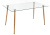 Стол стеклянный Rober wood фото Стол стеклянный Rober wood. Фото №1
