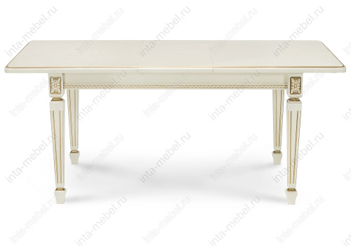 Стол деревянный Шанталь слоновая кость / золото. Фото №3
