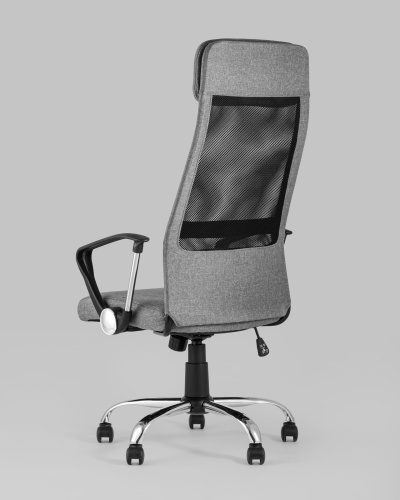 Кресло офисное TopChairs Bonus серое. Фото №7