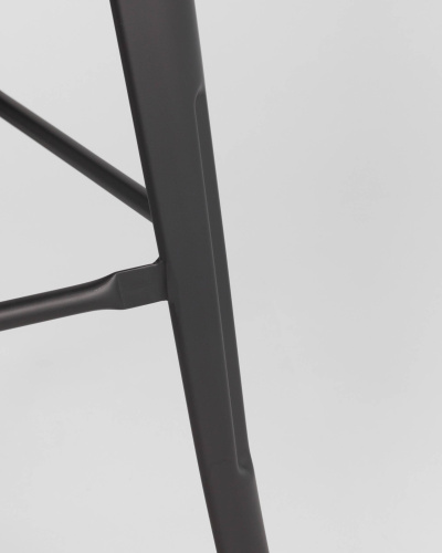 Стул полубарный TOLIX SOFT черный матовый. Фото №9