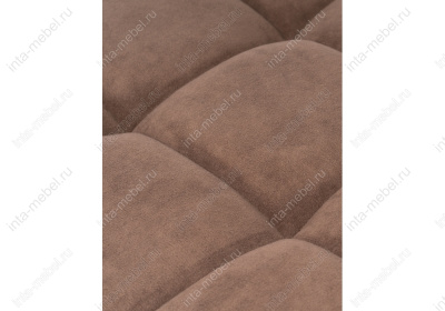 Барный стул Лофт ткань катания корица / черный матовый. Фото