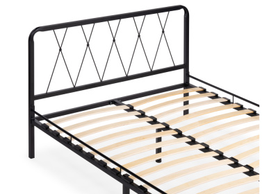 Кровать Иоханна 18 140х200 черная фото Кровать Иоханна 18 140х200 черная. Фото №4