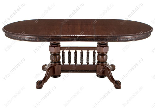 Стол деревянный Кантри орех с коричневой патиной. Фото №6