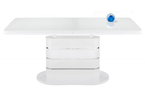 Стол стеклянный Plas 140 super white. Фото №3