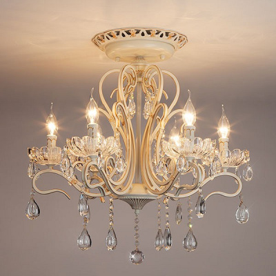 Потолочная люстра Eurosvet Etna 12205/6 белый Strotskis. Фото №2