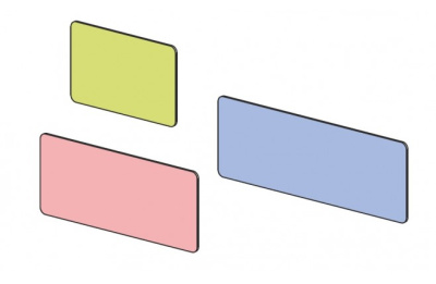 Панель настенная для кроватей Силуэт 1500. Фото