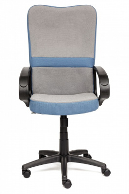 Компьютерное кресло СН757 ткань, Ткань, серый/синий, С27/С24. Фото