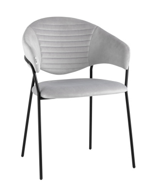 Стул Алексис велюр серый. Фото №2