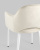 Стул Венера велюр кремовый ножки белые. Фото №8