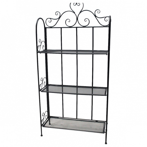 Этажерка Secret De Maison 005, сплав металла/аллюмиий, 65х26х132см, черный. Фото №1