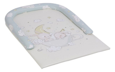 Доска пеленальная Polini kids Зайки на облачках с бортиками,. Фото №3