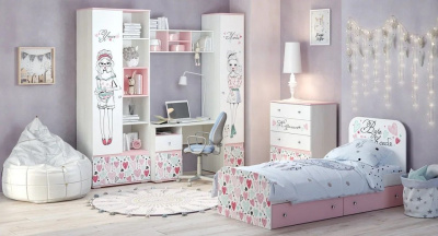 Комод Малибу,белый. Фото №4