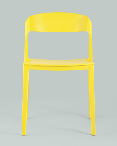 Стул Moris пластик желтый. Фото №5