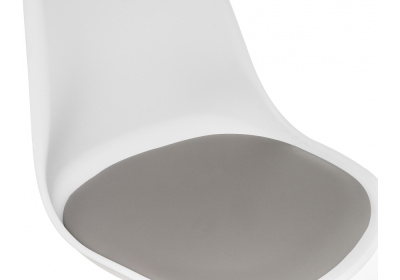 Стул Tulip белый / серый. Фото №4