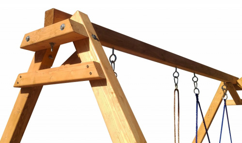 Качели детские Р911-21, коричневый фото Качели детские Р911-21, коричневый. Фото №5