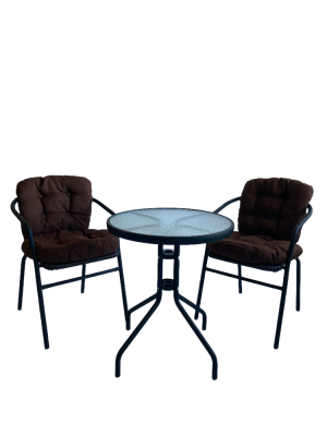 Кресло BISTRO с коричневой подушкой. Фото №3