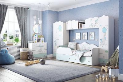 Бонни Софа белый рамух/Кэнди. Фото