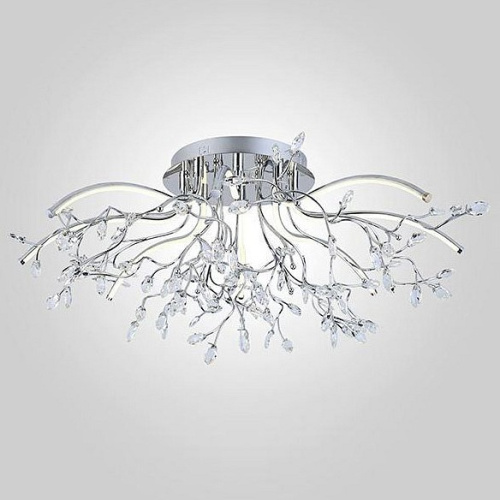 Потолочная люстра Eurosvet Claudia 90036/8 хром. Фото №1