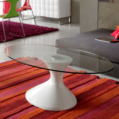 Стол журнальный DUPEN CT-200 белый. Фото