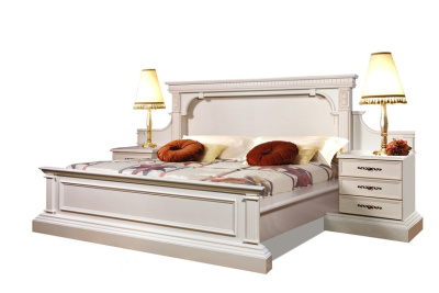 Кровать 2-х спальная Верона -27 М (160) с двумя тумбами (без основания). Фото №4