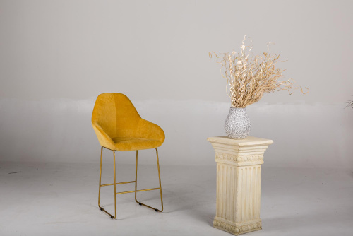 Кресло полубар Kent Блю/Линк Золото. Фото №7