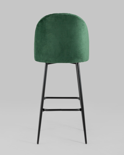 Стул барный Марсель велюр зеленый. Фото №6