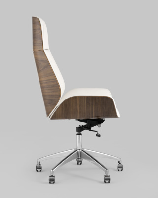 Кресло руководителя TopChairs Crown бежевое фото Кресло руководителя TopChairs Crown бежевое. Фото №4