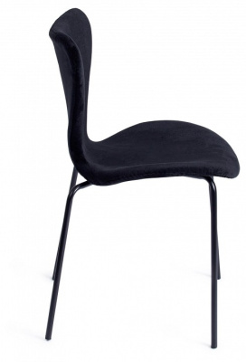 Стул MASON (mod. 8255) металл/ткань, 45х64х91 см, серый винтаж (MF-11)/черный (поставляется по 2 шт). Фото №2