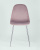 Стул Валенсия велюр розовый хромированные ножки фото Стул Валенсия велюр розовый хромированные ножки. Фото №5