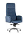 Кресло руководителя Лестер микровелюр темно-синий