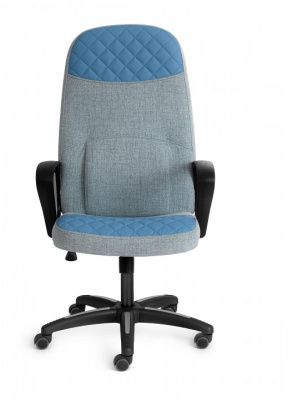 Кресло ADVANCE ткань/кож/зам, голубой, фостер 15/0420. Фото