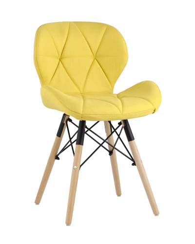 Стул Бон рогожка желтый. Фото №2