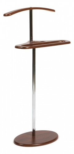 Вешалка HILTON МДФ/металл, 27,5*50*105 см, Орех. Фото №1